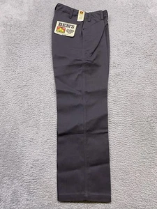 Ben Davis Pants Mens 32x32 Charcoal Gray Original Ben’s Wide Leg Baggy NWT - Picture 1 of 16