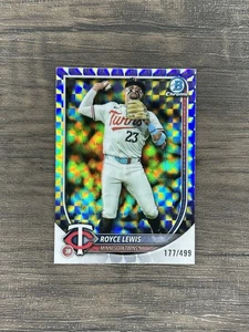2025 Bowman Chrome #97 Royce Lewis Geometric #/499 Twins - Bild 1 von 2