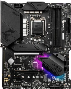 MSI MPG Z490 GAMING Plus Mainboard - Motherboard, ATX, DDR4, LGA1200, Intel Z490 - Imagen 1 de 2
