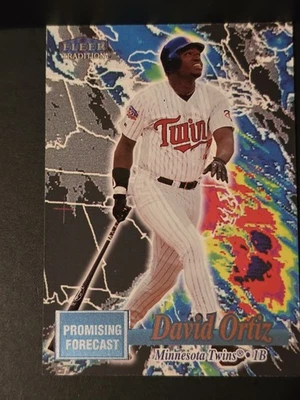 David Ortiz 1998 Fleer Tradition Promising Forecast RC Rookie Twins Red Sox 🔥 - Image 1 of 2