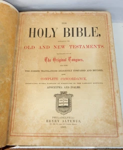 1887 The Holy Bible Old and New Testament Translated out of Original Tongues - Imagen 1 de 22