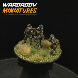Painted 28mm Bolt Action Ww2 British Airborne Medium Mortar Team Warlord Games - Picture 1 of 4