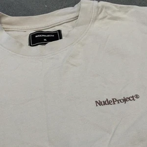 Camiseta Nude Project XL Crema Peso Pesado Para Hombre XL Envío Rápido Gratis - Imagen 1 de 7