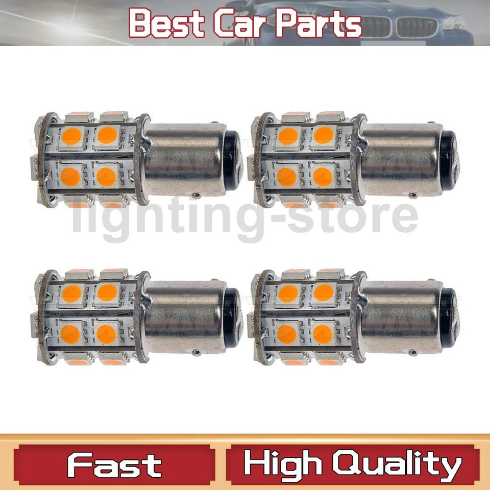 4 bombillas intermitentes delanteras traseras para Audi serie 100 1970 1971 1972 Foto 1 de 4