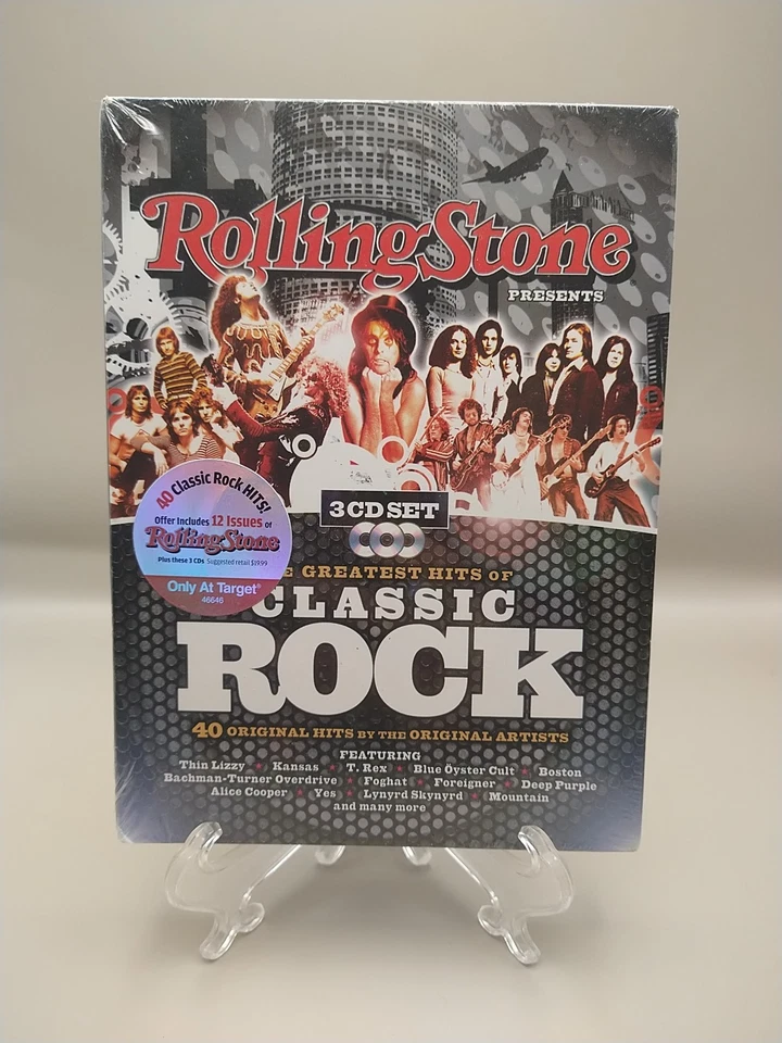 Rolling Stone Present 3 CD Set , The Greatest Hits Of Classic Rock New Sealed  - Image 1 of 4
