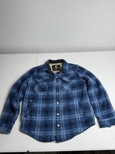 Chaqueta Camisa Impermeable Sherpa Forrada de Vellón con Botones para Niños Talla 10/12 Ver Notas - Imagen 1 de 9