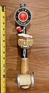 Miami Beer Tap Handle Knob Keg Bar Top Brewing Draft Fishing Big Rod Coconut Ale - Picture 1 of 11