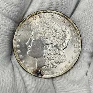 1894-O Morgan Silver Dollar $1 One New Orleans Old US Coin SEMI KEY DATE! - Picture 1 of 5