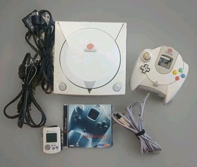 Sega Dreamcast Video Game Console Complete, Tested And Works