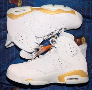 Nike Air Jordan 6 Retro Sneakers Pure Platinum Blue DQ4914-074 Womens Sz 10 NWOB - Picture 1 of 11