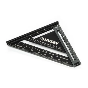 Husky Extendable Square 2in1 6in 12in Aluminum Framing Tool Layout Marking - Picture 1 of 6