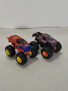 Monster Jam Monster Trucks SUPERMAN And BADNEWS Pre-owned Great Condition - Picture 1 of 9