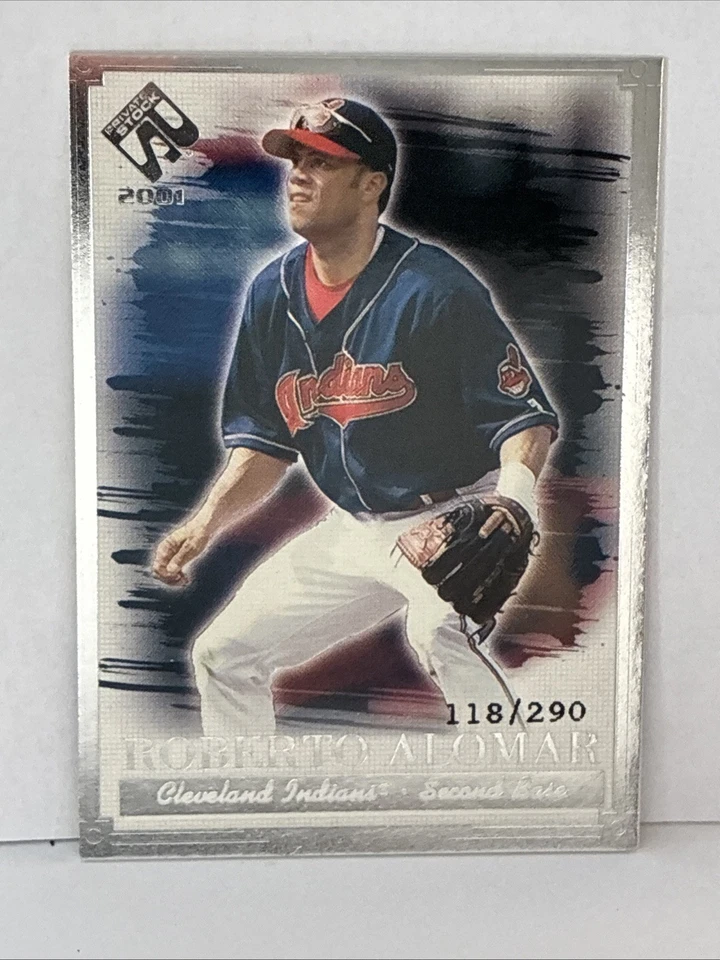 2001 Pacific Private Stock - Roberto Alomar #33 Silver Portraits 118/290 - Image 1 of 2