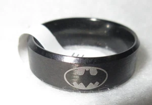 BATMAN Stainless Steel Plated Ring Size 10 - Picture 1 of 9