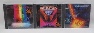 Star Trek Movie soundtrack 3 CD Lot - Star Trek, V, VI - Imagen 1 de 4