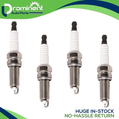 4PCS Ruthenium Spark Plugs for 2014-2016 Kia Forte Koup 1.6L l4 93763 LKR6BHXE - Image 1 of 4