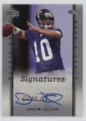 2006 Upper Deck Rookie Debut Signatures Drew Olson #223 Auto RC - Image 1 of 2
