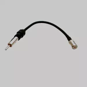 Car Stereo Radio ISO to Din Aerial Antenna Adaptor Cable Connector RG58 20cm - Picture 1 of 1