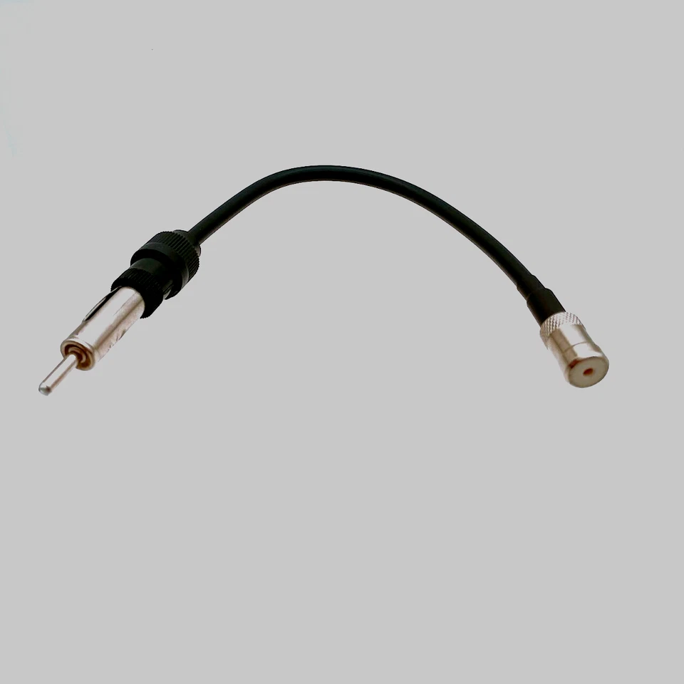 Car Stereo Radio ISO to Din Aerial Antenna Adaptor Cable Connector RG58 20cm - Image 1 of 1