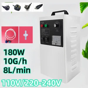 10g/H Ozone Generator 180W Ozonizer Sterilizer Water Food Vegetable Air Purifier - Picture 1 of 12