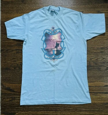 Camiseta de surf vintage Sears talla L Joe Mickey foto Rick arte afilado ropa corporal 50/50 Foto 1 de 4