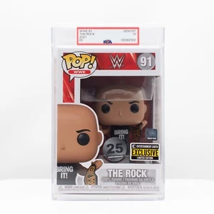 Funko Pop 2021 The Rock WWE 91 Edición Limitada Entretenimiento Tierra Exclusivo PSA 10 - Imagen 1 de 7