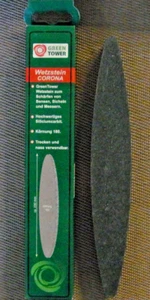 Wetzstein zum Schärfen  Sensen Sicheln Messern ca.23 cm Körnung 180 Green Tower - Bild 1 von 1