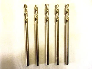 Drill Bits, #10 Cobalt, USA, Chicago Latrobe, 5 pc Lot, New/Other. - Picture 1 of 3