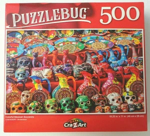 Puzzlebug 500 Piece Puzzle COLORFUL MEXICAN SOUVENIRS 18.25"x11" New & Sealed - Picture 1 of 1