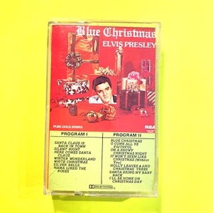 ELVIS PRESLEY Blue Christmas CASSETTE TAPE - Picture 1 of 5