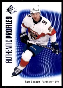 2021-22 SP Hockey Perfiles Auténticos Azul Sam Bennett #AP-18 - Imagen 1 de 2