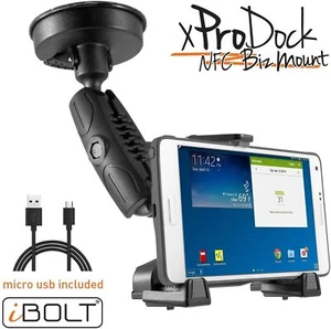 iBOLT xProDock NFC Bizmount - Phone Holder/Mount with Heavy Duty Suction Cup - Picture 1 of 7