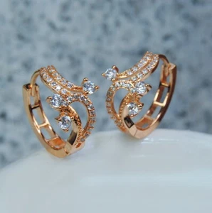 Ohrringe Damen,atemberaubende Ohrringe Filled Gold K18 /750er, Edelstein Topas - Bild 1 von 2