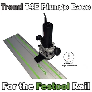 Trend T4E Plunge Router Sub Base for the Festool Rail -INC P&P - Picture 1 of 12