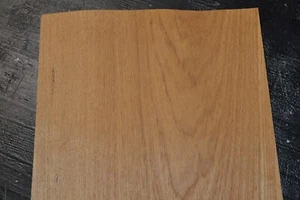 Teak Raw Wood Veneer 5 Sheets at 11 x 16 inches 1/42nd thick L4665-10 - Picture 1 of 8