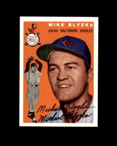 Autografo firmato Mike Blyzka 1994 1954 Topps Archives Baltimore Orioles - Foto 1 di 2