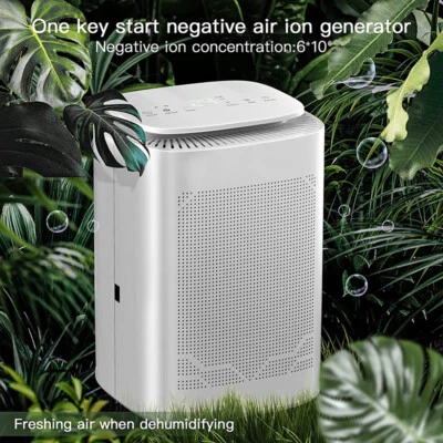 UK 2200ml Portable Dehumidifier with Air Purifier for Condensation Moisture Damp - Image 1 of 4