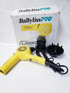 BaBylissPRO Classic Professional Pistol-grip Hair Dryer Yellow - Picture 1 of 12