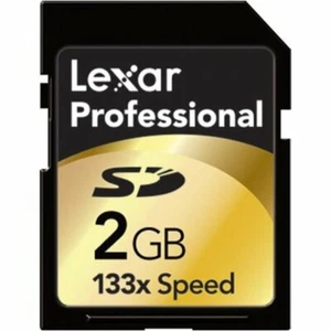Lexar 2GB SD Professional 133x Speed SecureDigital Card (SD2GB-133-381E) - Picture 1 of 1