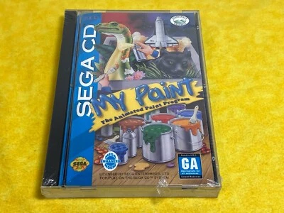 My Paint: The Animated Paint Program (Sega CD, 1994) NEW NEVER OPEN !!!!!!!!!!!! - Image 1 of 4