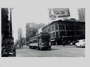 Milwaukee Wisconsin TMERL #539 DT-DE Rail Road CAPOIN on Wisconsin Ave cir. 1950 - Picture 1 of 2