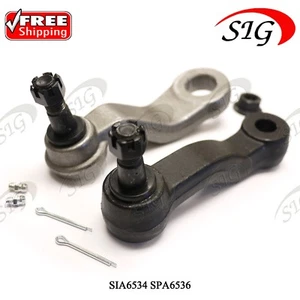 2Pc Front Steering Kit Idler Arm Pitman Set For Cadillac Chevrolet GMC Truck - Bild 1 von 6
