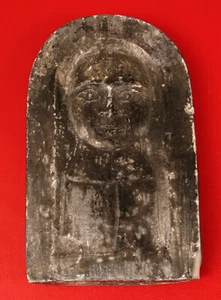 ANTIKE PRIMITIVE SPECKSTEINSCHNITZEREI RELIGIÖSE HEIDNISCHE IKONE EINES MENSCHENGOTTES CHRISTUS ? - Bild 1 von 2