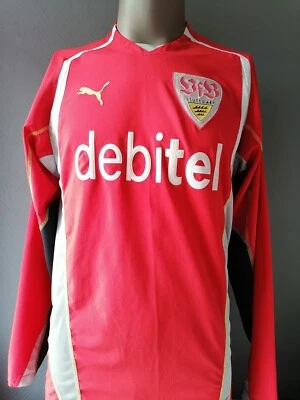 VFB ⚽Stuttgart⚽ Trikot M Saison 2004 Torwart debitel Fussball Sport Triko .Shirt - Bild 1 von 4