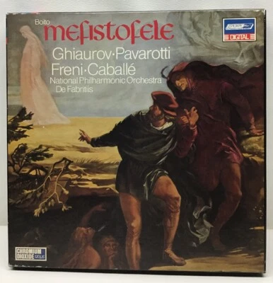 Boito:Mefistofele Guiaurov-Pavarotti-Freni-Caballe’ 2 Cassette Box Set LDR573010 - Image 1 of 3