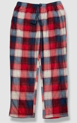 Pantalones de pijama de hombre Perry Ellis rojo jaspeado a cuadros talla XL Foto 1 de 3