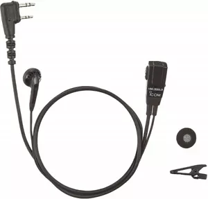 Icom Small size Earphone Microphone HM-166LS From Japan - Picture 1 of 3