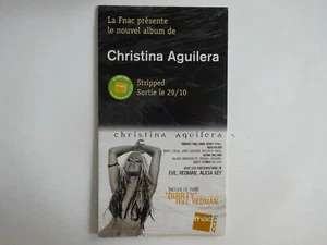 CHRISTINA AGUILERA ♦ RARE & NEW FRENCH PoS ( PLV ) ♦ STRIPPED - Picture 1 of 2