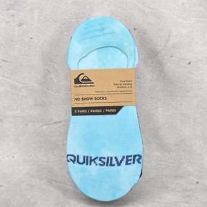 Quiksilver 5 pares de calcetines multicolores para hombre talla 6-12 playa - Imagen 1 de 10