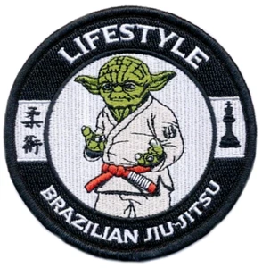 Brazilian Jiu Jitsu Lifestyle Patch Master Yoda Bügelbild Abzeichen BJJ Gi... - Bild 1 von 4